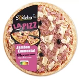 Sodebo Ham & Emmental cheese pizza 470g