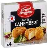 Grand Fermage Breaded camembert x4 Cheese 100g