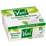 Vrai Stirred Plain Yogurt Organic 4x125g