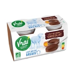 Vrai Chocolate fondant dessert organic 2x125g