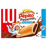 LU Pepito Pockitos milk chocolate biscuits x 10 295g