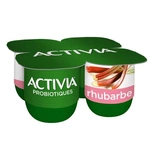 Danone Activia Fruits Rhubarb Dessert 4x125g