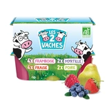 Les 2 Vaches Petit Suisse Organic Mixed Yogurt 12x50g