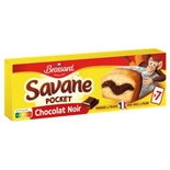 Brossard Savane pocket dark chocolate cake x 7 210g