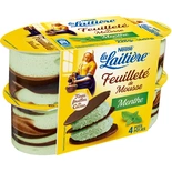 La Laitiere mint mousse feuilletee 4x12cl