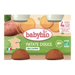 Babybio Organic Sweet potato jar from 4 months 2x130g 260g