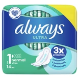 Always Ultra Normal Sanitary Towels with Wings