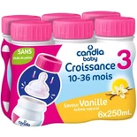 Candia Growing up vanilla milk from 12 months 6x250ml