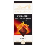 Lindt Excellence Chocolate Dark Caramel & Sea Salt 100g