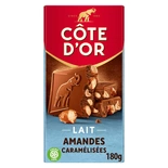Cote d'or Milk chocolate almonds & caramel 180g