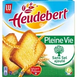 Heudebert Biscottes Salt Free 300g