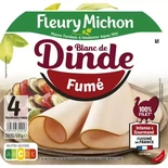 Fleury Michon Smoked Turkey breast x4 thin slices 120g
