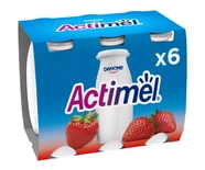Danone Actimel Strawberry Yogurt 6x93ml