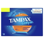 Tampax Compak Super Plus Tampons With Applicator X 18