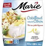 Marie Cod with lemon sauce & rice with vegetables 290g