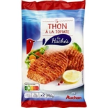 Auchan Tuna steak with tomato x2 200g