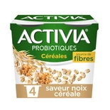 Danone Activia Cereals & chopped walnuts yogurts 4x120g