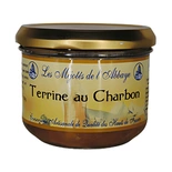 Les Mijotes de l'Abbaye Terrine with charcoal 200g