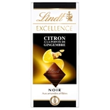 Lindt Excellence lemon dash of ginger Dark Chocolate 100g