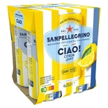 San Pellegrino Ciao Lemon Sparkling Soft Drink Cans 4x33cl