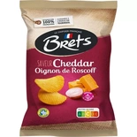 Brets Crisp Cheddar and Roscoff Onion 125g