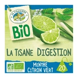 La Tisaniere Organic Mint & Lime Infusion Digestion x20 sachets 30g