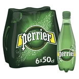 Perrier sparkling mineral water plastic bottle 6x50cl