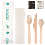 Useo Kit Cutlery 6/1 wood (x50)