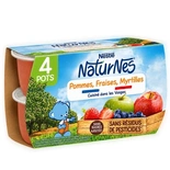 Nestle Naturnes Apple, Strawberries & Blueberries from 6 Months 4x130g