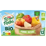 Materne Plain apple Pouches Pom Potes Organic 12x90g
