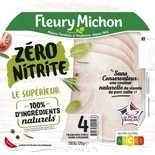 Fleury Michon Ham nitrite free 4 slices 120g