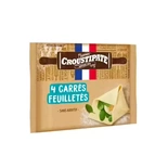 Croustipate Puff pastry squares x4 240g