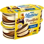 La Laitiere vanilla mousse feuilletee 4x12cl