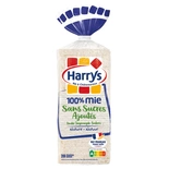 Harry's white bread no sugar added 100% crustless sliced 500g