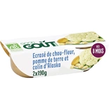 Good Gout Organic Mashed Cauliflower, Potato & Hake from 8 months 2x190g