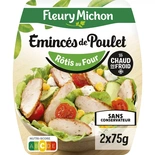 Fleury Michon Roast chicken diced 2x75g Nitrite Free 150g