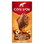 Cote d'or Milk chocolate Hazelnuts, Caramel & crusty rice 170g