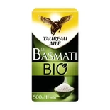 Taureau aile Organic white Basmati rice 500g