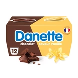Danone Danette Mix Chocolate & Vanilla Dessert 12x115g