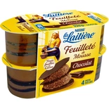 La Laitiere chocolate mousse feuilletee 4x12cl