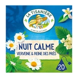 La Tisaniere Herbal Tea Nuit Calme Verveine Calme x20 Tea bags