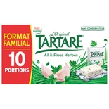 Tartare garlic & herbs spread cheese x10 portions 160g