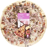 Carrefour or Auchan Pizza Ham, Cheese & Mushrooms 470g