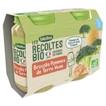 Bledina Organic Brocoli, Potatoes & Veal 2x200g from 6 months