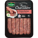 Socopa Chipolatas sausages x6 (Auchan or Carrefour) 330g