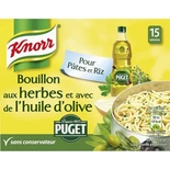 Knorr Puget Olive oil & herbs Broth stock cube x15