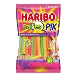 Haribo Sour heart pik straw candy (Pailles) 180g