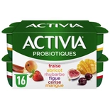 Danone Activia Fruits variety Yogurt 16x125g