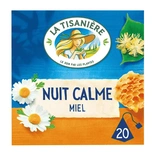 La Tisaniere Quiet night with Honey Tea x20 sachets 30g