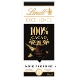 Lindt Excellence 100% Cocoa Dark Chocolate 50g